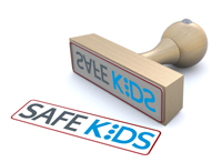 A Safe Kids stamp.