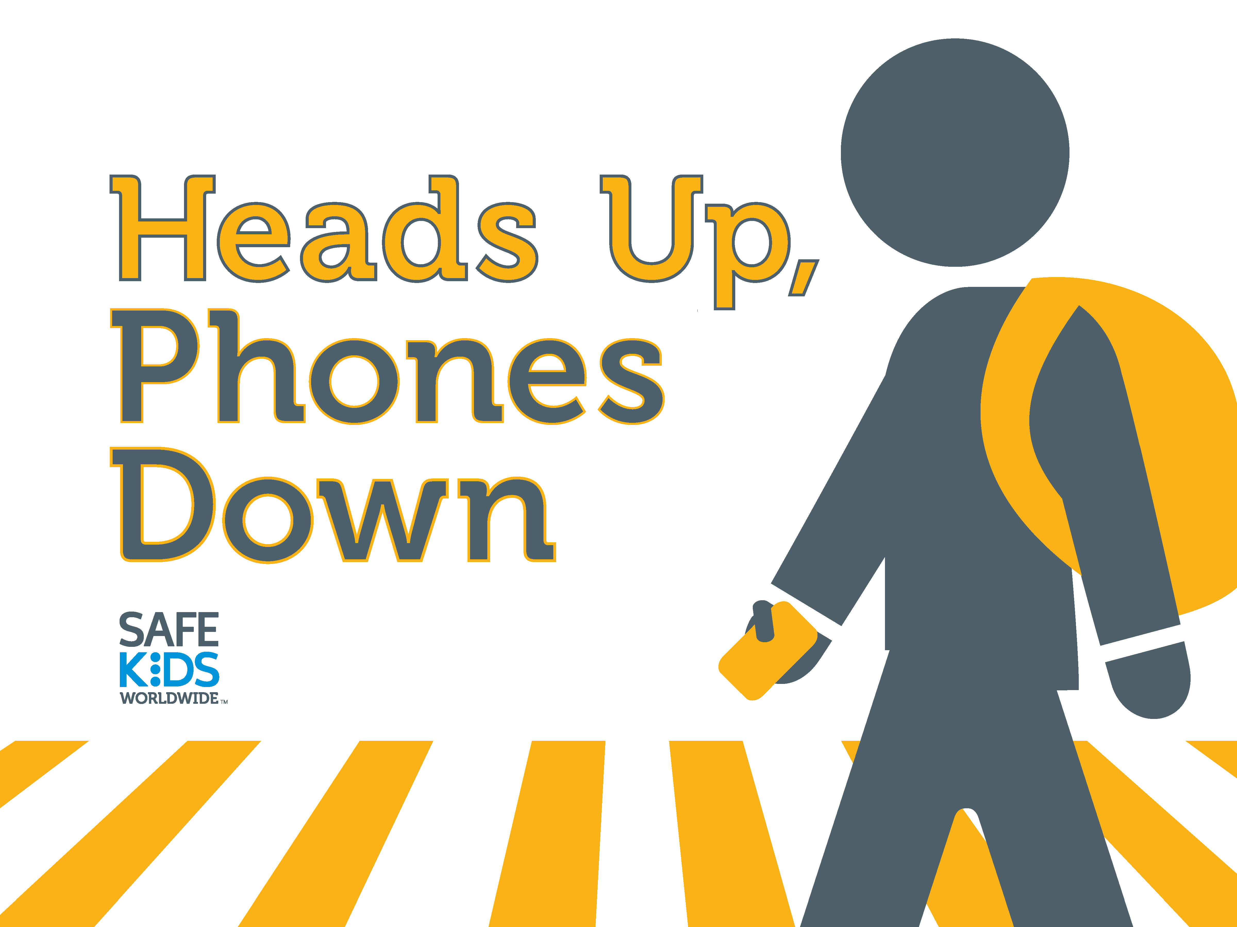Heads Up Phones Down Signs