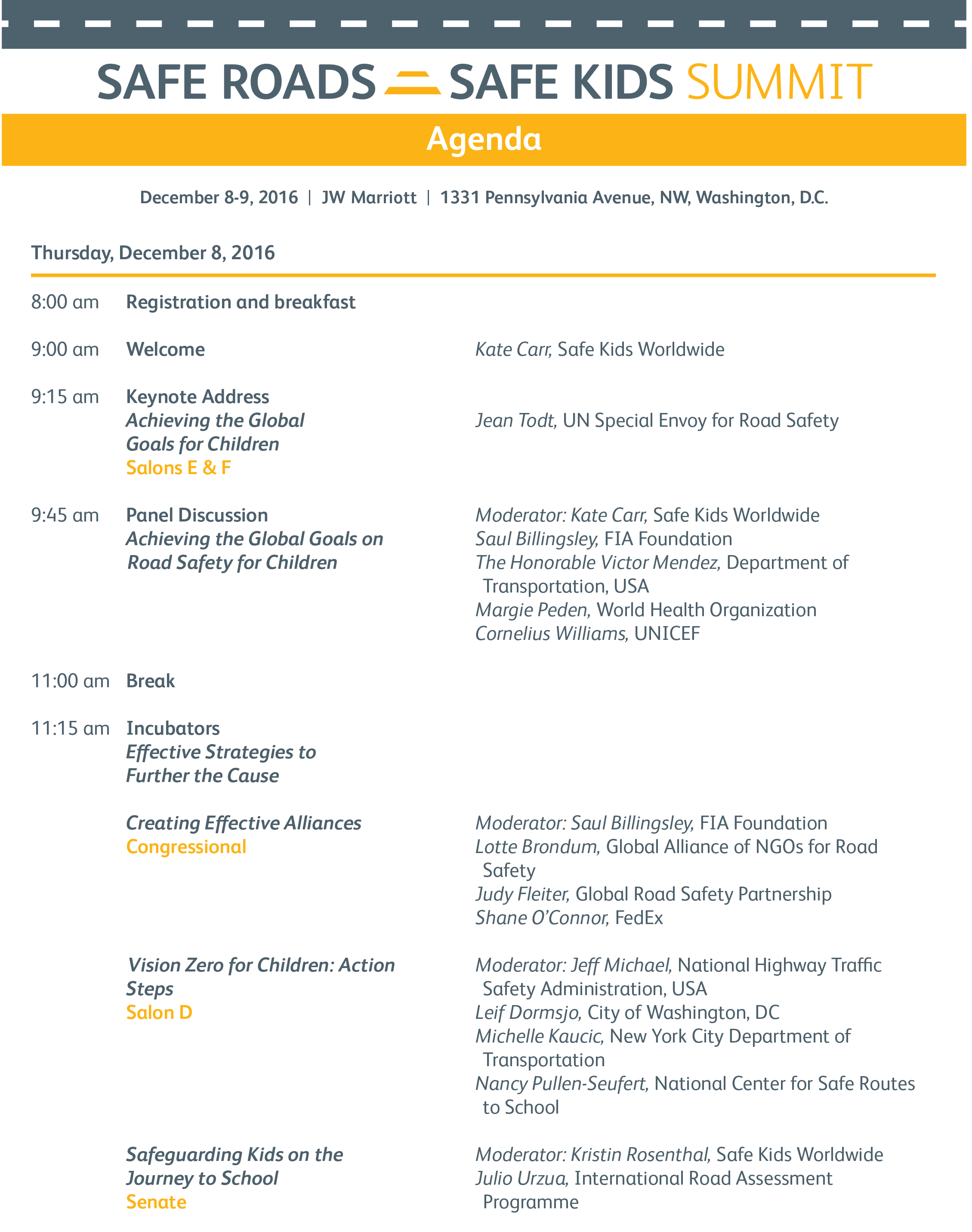 discussion agenda