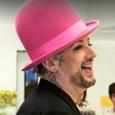 Boy George at See's Candy