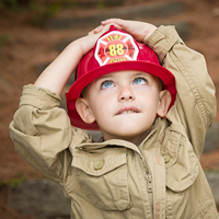 Firefighter boy Firefighter boy