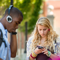 distracted walking video