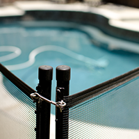Pool Fence enclosing swimming pool Pool Fence enclosing swimming pool