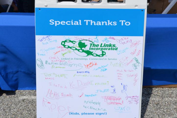 A special thanks to The Links, Incorporated, from the kids.