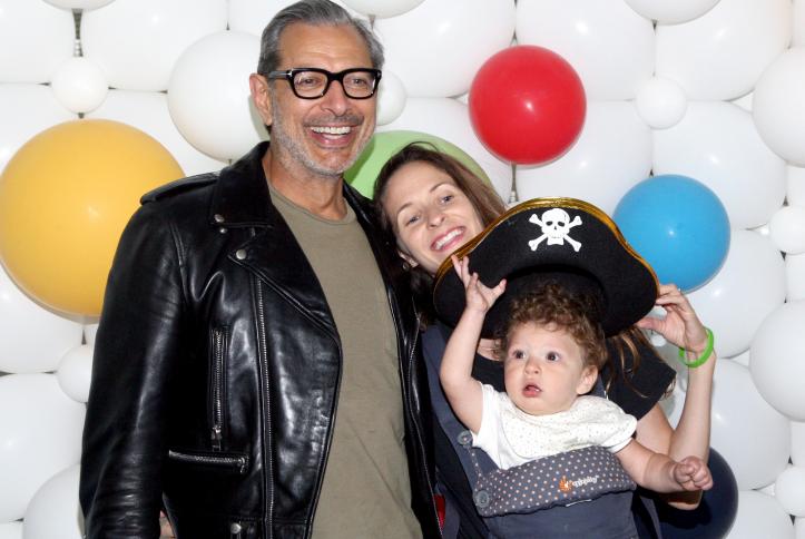 Jeff Goldblum and family at Safe Kids Day 2016