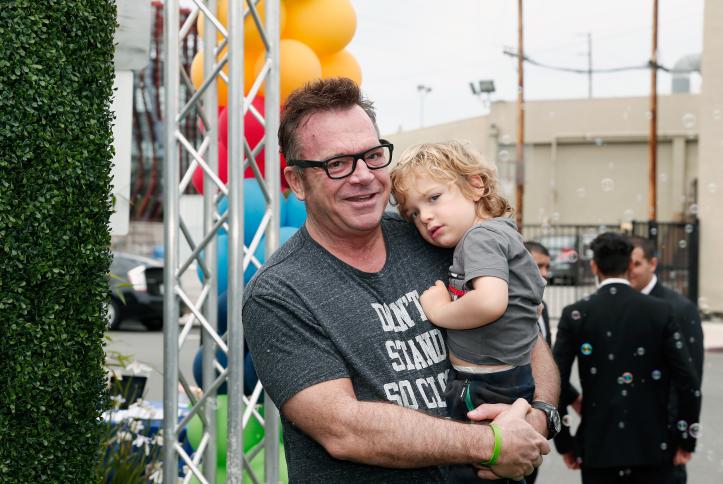 Tom Arnold and family at Safe Kids Day 2016