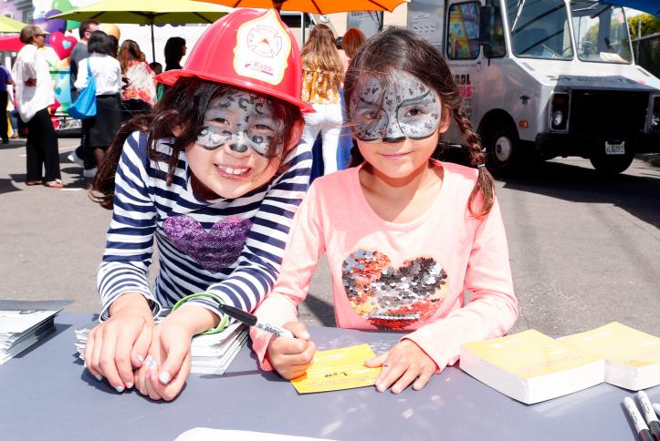 Kids enjoying Safe Kids Day 2016.