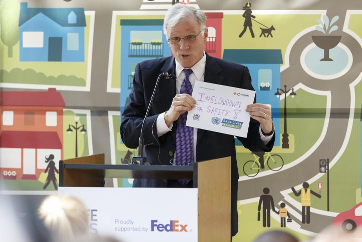 Fedex&#039;s Shane O&#039;Connor presenting his reason to #SlowDown