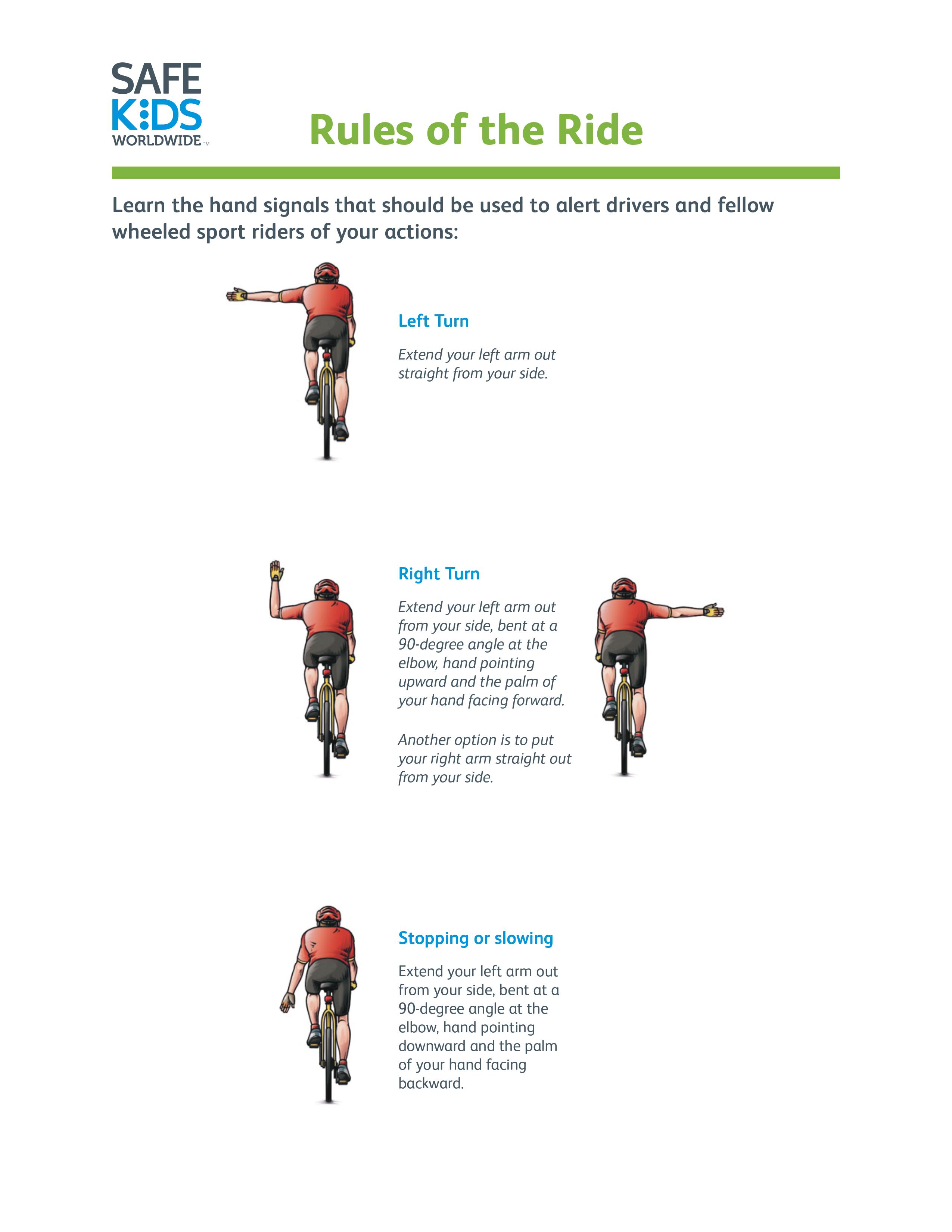 Wheeled Sports Rules of the Road